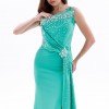 BDM Exclusive Asimetrik Drape İnci Taş Aplikeli Yırtmaçlı Krep Abiye Elbise BDM Exclusive Asimetrik Drape İnci Taş Aplikeli Yırtmaçlı Krep Abiye Elbise