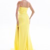 BDM Exclusive Asimetrik Drape İnci Taş Aplikeli Yırtmaçlı Krep Abiye Elbise BDM Exclusive Asimetrik Drape İnci Taş Aplikeli Yırtmaçlı Krep Abiye Elbise