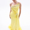 BDM Exclusive Asimetrik Drape İnci Taş Aplikeli Yırtmaçlı Krep Abiye Elbise BDM Exclusive Asimetrik Drape İnci Taş Aplikeli Yırtmaçlı Krep Abiye Elbise