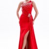 BDM Exclusive Asimetrik Drape İnci Taş Aplikeli Yırtmaçlı Krep Abiye Elbise BDM Exclusive Asimetrik Drape İnci Taş Aplikeli Yırtmaçlı Krep Abiye Elbise