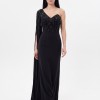 BDM Exclusive Couture Tek Omuz Taş Detaylı Uzun Abiye Elbise BDM Exclusive Couture Tek Omuz Taş Detaylı Uzun Abiye Elbise