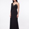 BDM Exclusive Couture Tek Omuz Taş Detaylı Uzun Abiye Elbise BDM Exclusive Couture Tek Omuz Taş Detaylı Uzun Abiye Elbise