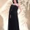 BDM Exclusive Parlak Şifon Drape Kollu Tek Omuz Premium Abiye Elbise