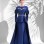 BDM Exclusive Tafta Taş İşlemeli Drape Kollu Peplum Premium Abiye Elbise