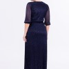 BDM Exclusive Simli Şifon Kruvaze Taş-İnci Çakmalı Truvakar Kol Büyük Beden Abiye BDM Exclusive Simli Şifon Kruvaze Taş-İnci Çakmalı Truvakar Kol Büyük Beden Abiye