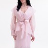 BDM Exclusive Taş İşlemeli Peplum Ceketli Premium Abiye Etek Takım