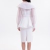 BDM Exclusive Taş İşlemeli Peplum Ceketli Premium Abiye Etek Takım