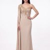 BDM Exclusive Couture Tek Omuz Taş Detaylı Uzun Abiye Elbise BDM Exclusive Couture Tek Omuz Taş Detaylı Uzun Abiye Elbise