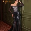 BDM Exclusive Dantel Detaylı Drape Tasarımlı Korseli Premium Abiye Elbise BDM Exclusive Dantel Detaylı Drape Tasarımlı Korseli Premium Abiye Elbise