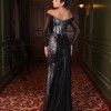 BDM Exclusive Dantel Detaylı Drape Tasarımlı Korseli Premium Abiye Elbise BDM Exclusive Dantel Detaylı Drape Tasarımlı Korseli Premium Abiye Elbise